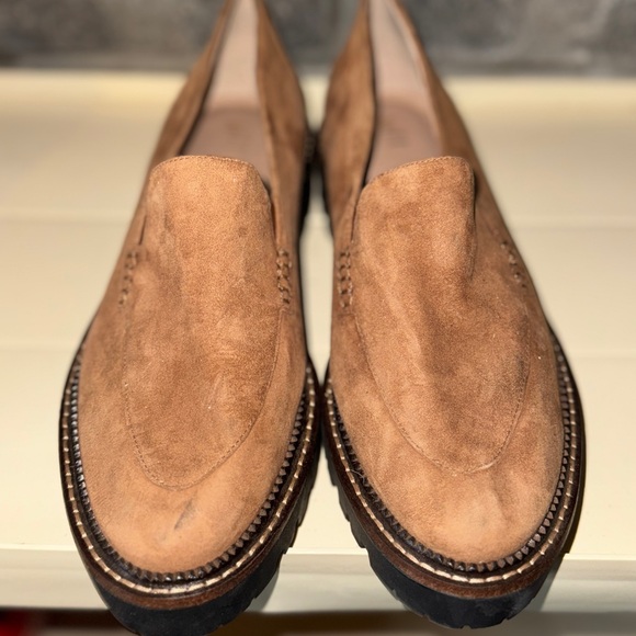 J.Jill suede leather loafers lug sole brand new 9 - Picture 2 of 5